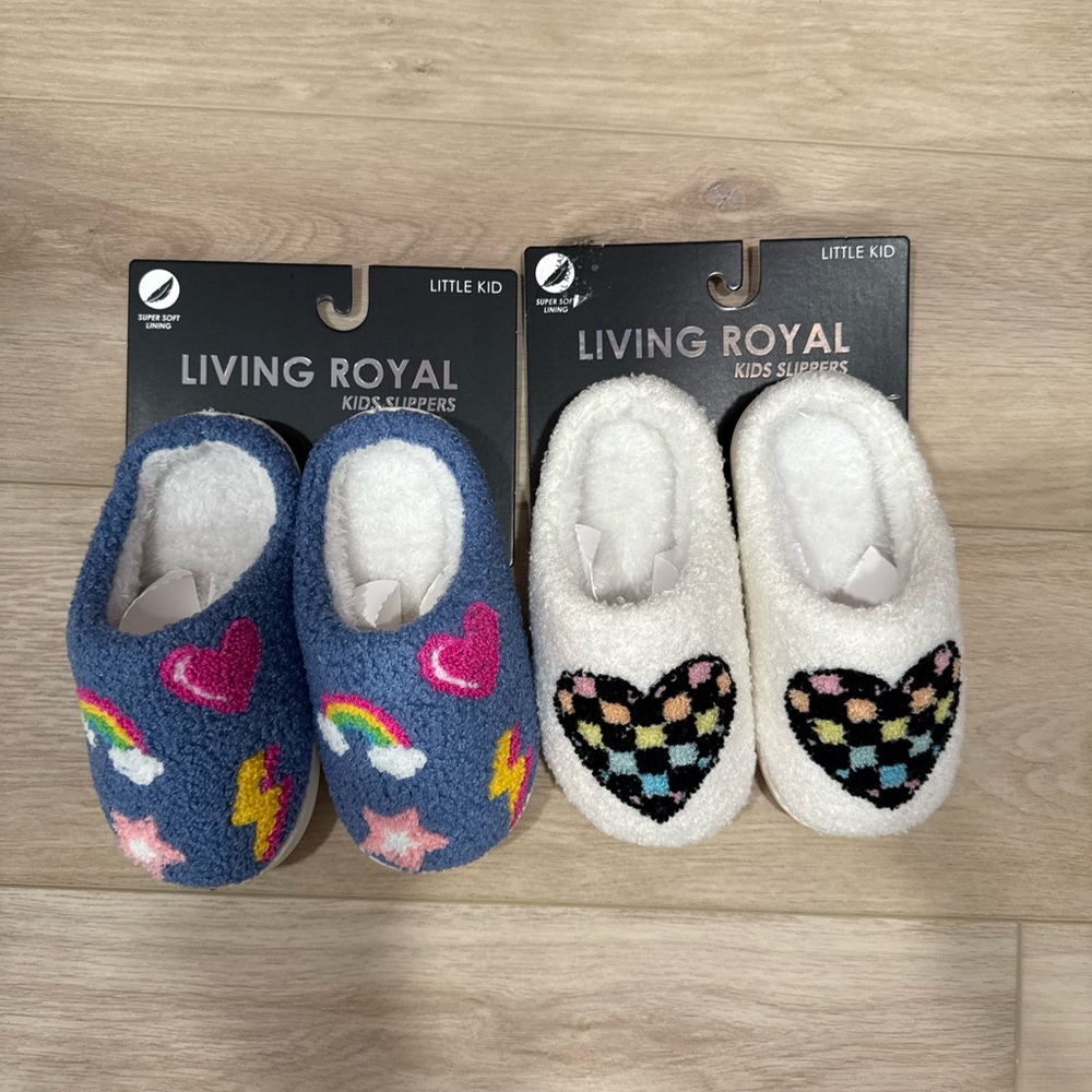 Living Royal Kids Slippers with Fun Designs
